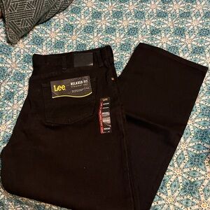 Lee Relaxed Fit Black Jeans, NWT
